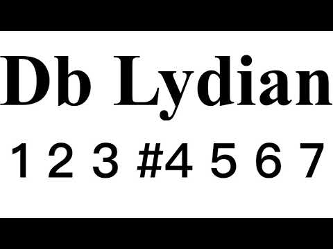 Db Lydian mode backing track #LBT03Db