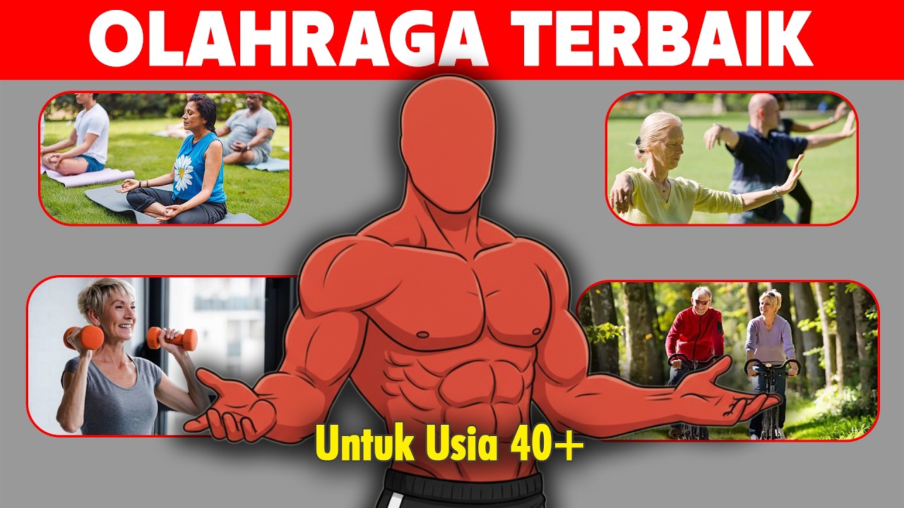 6 OLAHRAGA TERBAIK UNTUK USIA 40-60 (PART 2: BIKIN BEBAS DIABETES & ENERGIK SAMPAI TUA!)