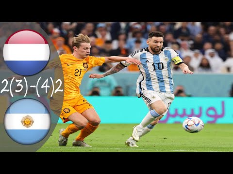 Netherlands 2(3)-(4)2 Argentina World Cup 2022 Extended Highlights |Arabic Commentary🔥🎤| 