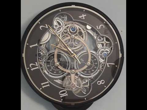 Rhythm "Gadget" Motion Musical Wall Clock (4MH886WD02) #rhythm #musicalclock #gears