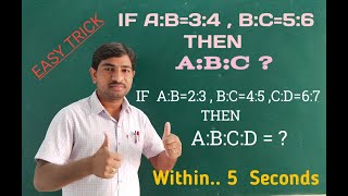 Download Lagu If A:B=2:3, B:C=4:5 THEN A:B:C= RATIO AND PROPORTION.... SHORT CUT TRICK .... Thumbnail
