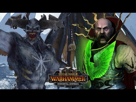 VOLKMAR vs BELAKOR - Empire vs Daemons // Total War: WARHAMMER 3 Immortal Empires Domination