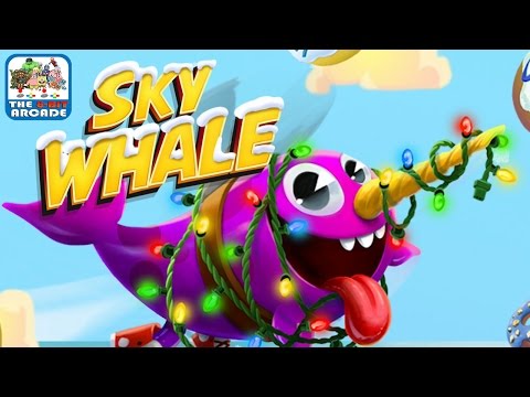Sky Whale - Keep Your Narwhal In The Air By Eating Donuts (iPad Gameplay, Playthrough) Video