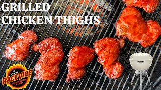 QUICK, EASY & DELICIOUS GRILLED CHICKEN THIGHS (BONELESS SKINLESS) ON THE ​WEBER KETTLE #vortex