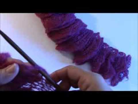 How to knit Ruffle Scarf | Lion Imagine ruffle scarf instructions | Knitting for beginners