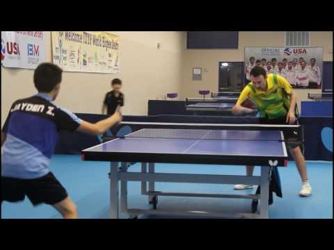 Adrian Crisan Trains with Kids at Lily Yip Table Tennis Center, USA