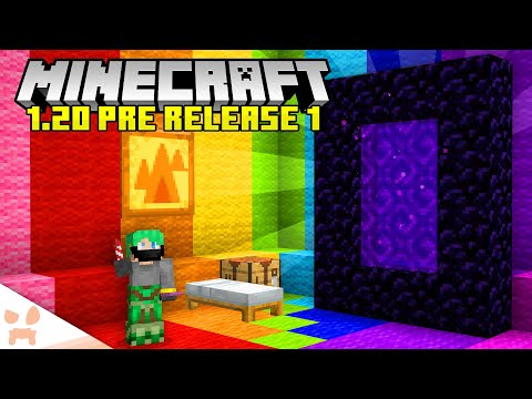 UPDATE SOON!! Portal Upgrade, Wool Buffs, & More - Minecraft 1.20 Pre Release 1