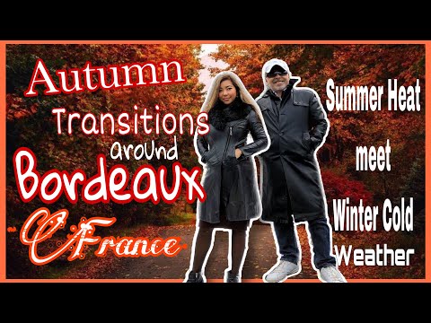 AUTUMN-WINTER WEATHER TRANSITION || A breath of fresh air strolling around Bordeaux-France