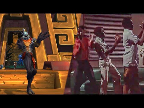 Zandalari troll male dance origin unveiled