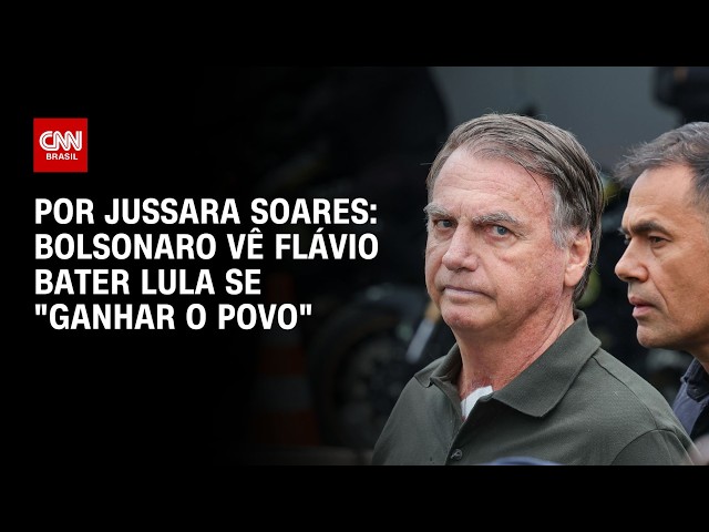 Bolsonaro vê Flávio com chance de vencer Lula em 2026 | BASTIDORES CNN