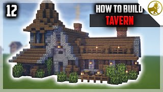 Minecraft - How to Build a Tavern/Inn House - Villager Houses #12