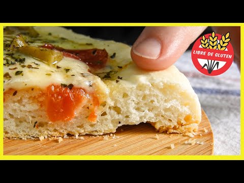 GLUTEN-FREE PIZZA with a fluffy crumb and crispy base (basic dough for gluten-free pizzas and piz...