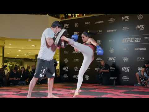 UFC 224: Amanda Nunes Open Workout Highlights - MMA Fighting