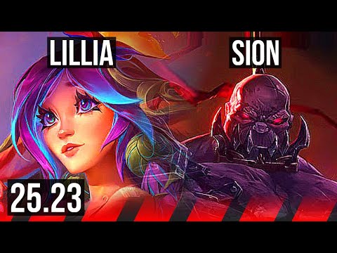 LILLIA vs SION (TOP) | 6k comeback, 47k DMG | EUNE Master | 25.23