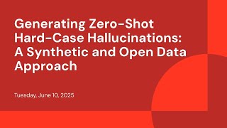 Generating Zero-Shot Hard-Case Hallucinations: A Synthetic and Open Data Approach
