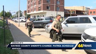 Daviess County Sheriff's Office change patrol schedule