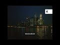 Singapore Skyline At Night 1990s 35mm