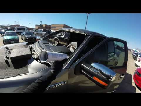 windshield replacement  2015 f150 (instalacion de parabrisas)