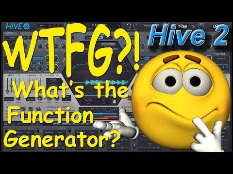 u-he Hive 2 - Examining The Function Generators - Tutorial