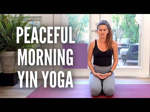 Peaceful Morning Yin Yoga | 20 Min Full Body Stretch, Breathe & Relax