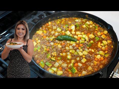 Meal on a Budget and Under 30 Minutes: TRADITIONAL PICADILLO, Super Easy Ground Beef Recipe