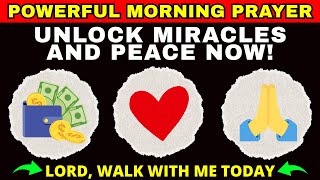 Morning Prayer Before Starting Your Day | God, Walk With Me and Bless Me Today 🙏🏼