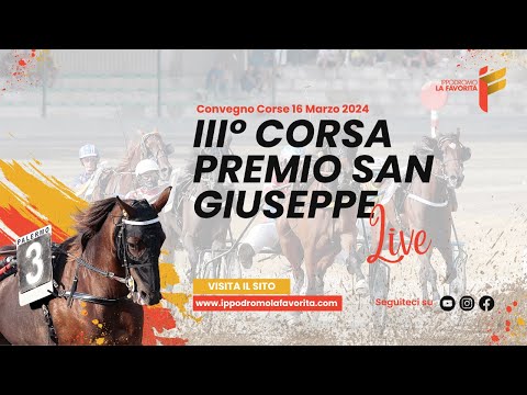 Live III° Corsa del 16 Marzo 2024 - 3 Anni - Metri 1600