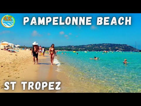Beach Walk Saint Tropez in 4K 🧡 Pampelonne Beach 💛 June 2021