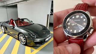 I made a watch to match my Porsche! [Seiko SKX Mod] @SeikoModsDubai