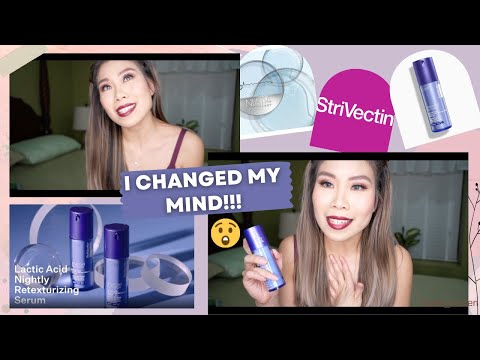 StriVectin Lactic Acid Retexturizing Serum : HONEST Skin review / THIS WAS ACTUALLY GOOD?!