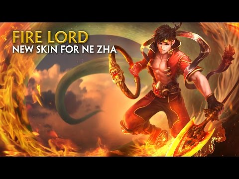SMITE - New Skin for Ne Zha - Fire Lord