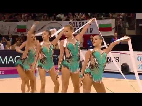 U.S. Group - 5 Ribbons - 2015 World Rhythmic Gymnastics Championships