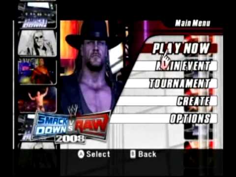 WWE Smackdown vs Raw 2008 Wii