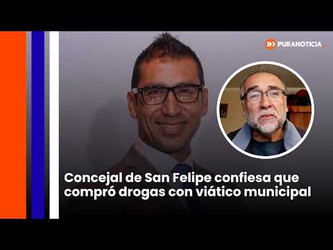 Concejal de San Felipe compró drogas con viático municipal | Concejal Ricardo Covarrubias