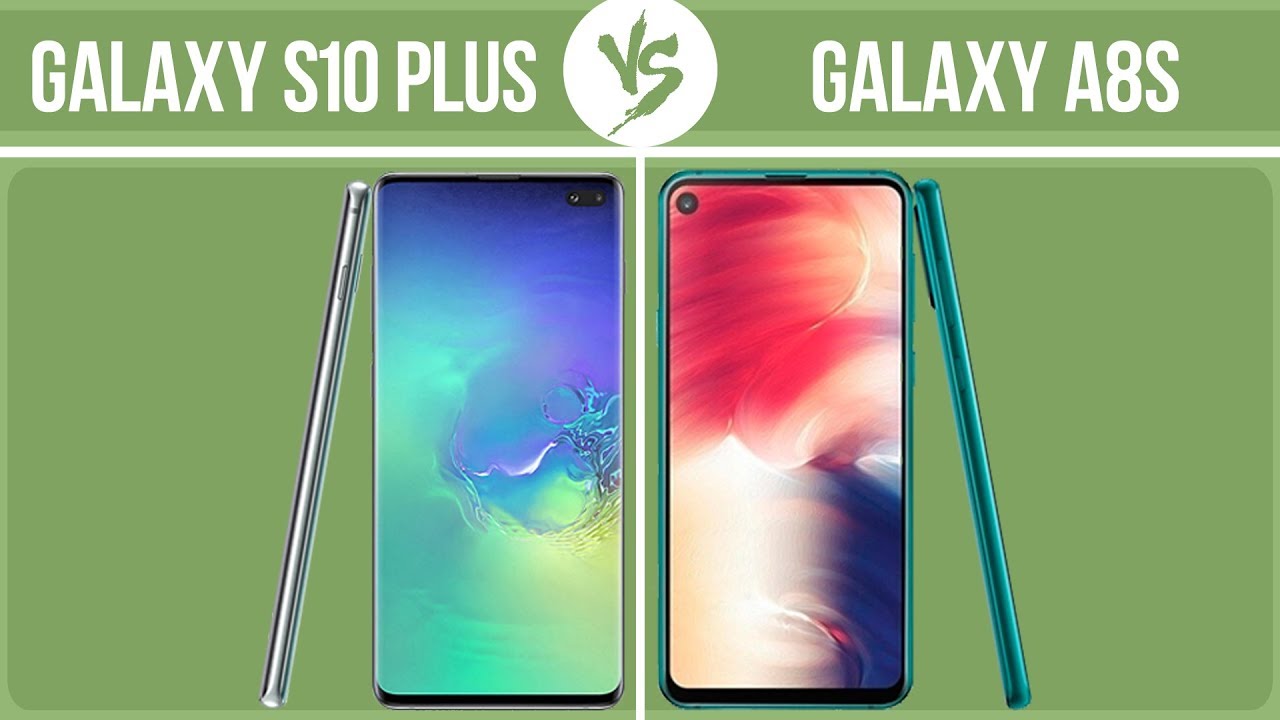 Samsung Galaxy S10 Plus vs Samsung Galaxy A8s ✔️