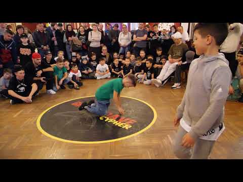 BREAK RAVE CYPHER 2019 - kids 1x1 - bboy Chir vs D-Key