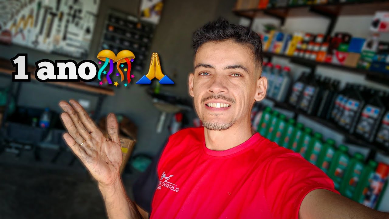 1° ANO DE OFICINA DE MOTOS🙏🎊🎊  "FALEI A VERDADE"!