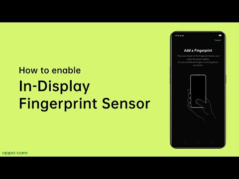 How To enable In-Display Fingerprint Sensor on your OPPO phone - OPPO Care