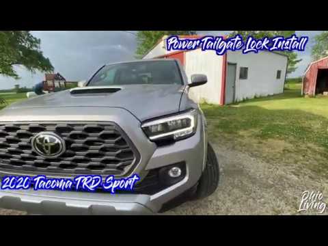 2018 - 2020 Tacoma Factory Power Tailgate Lock Install