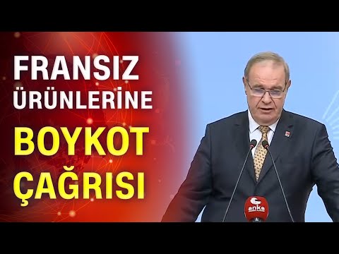 CHP's Öztrak announces boycott of French products