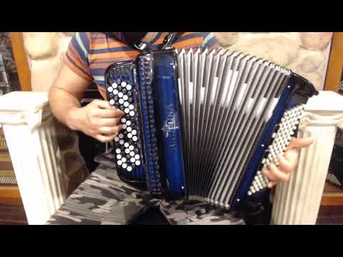 BELTSTUIIIB96BS - Blue Shadow Beltuna Studio III K Chromatic Button Accordion B LMM 69 96 $4999