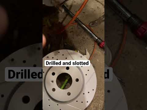 How to install drilled and slotted rotors!