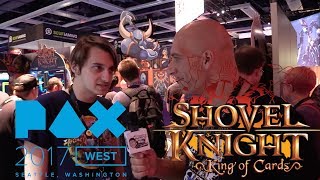 Shovel Knight - King of Cards interview from PAX West 2017 - Gamester81