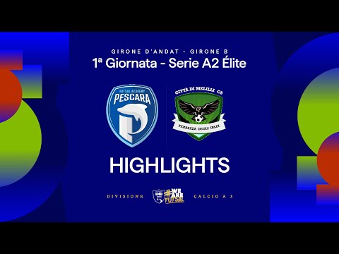 Academy Pescara 6-3 Città di Melilli | Goals and highlights | Matchday 1 | Serie A2 Elite 2025/2026