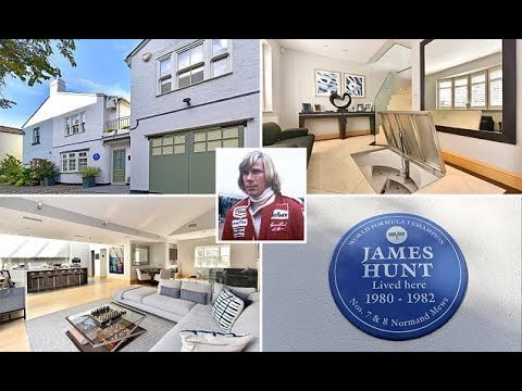 Former London home of racing driver James Hunt is for sale for £2.7m