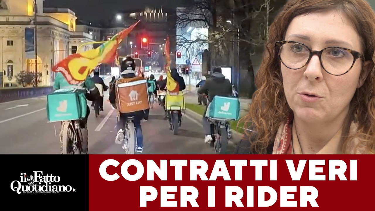 "Salari da fame, niente riposi e nessuna sicurezza", protesta dei rider. Usb e M5s: "Contratti veri"