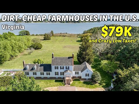 DIRT-CHEAP VIRGINIA FARMHOUSES With LAND 🌄 | Hidden Real Estate Gems with Acreage You Can Afford!