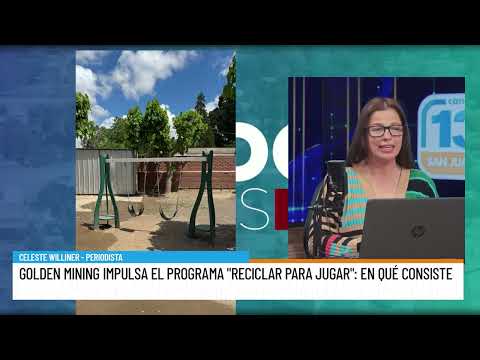 Golden Mining convirtió plásticos en juegos infantiles en Ullum