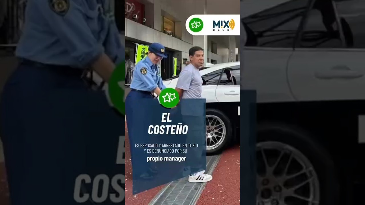 “El Costeño” terminó rodeado de policías en Tokio por “tirar basura”.