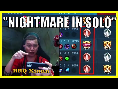 when RRQ Xinnn went Solo on his Mythic 4 smurf